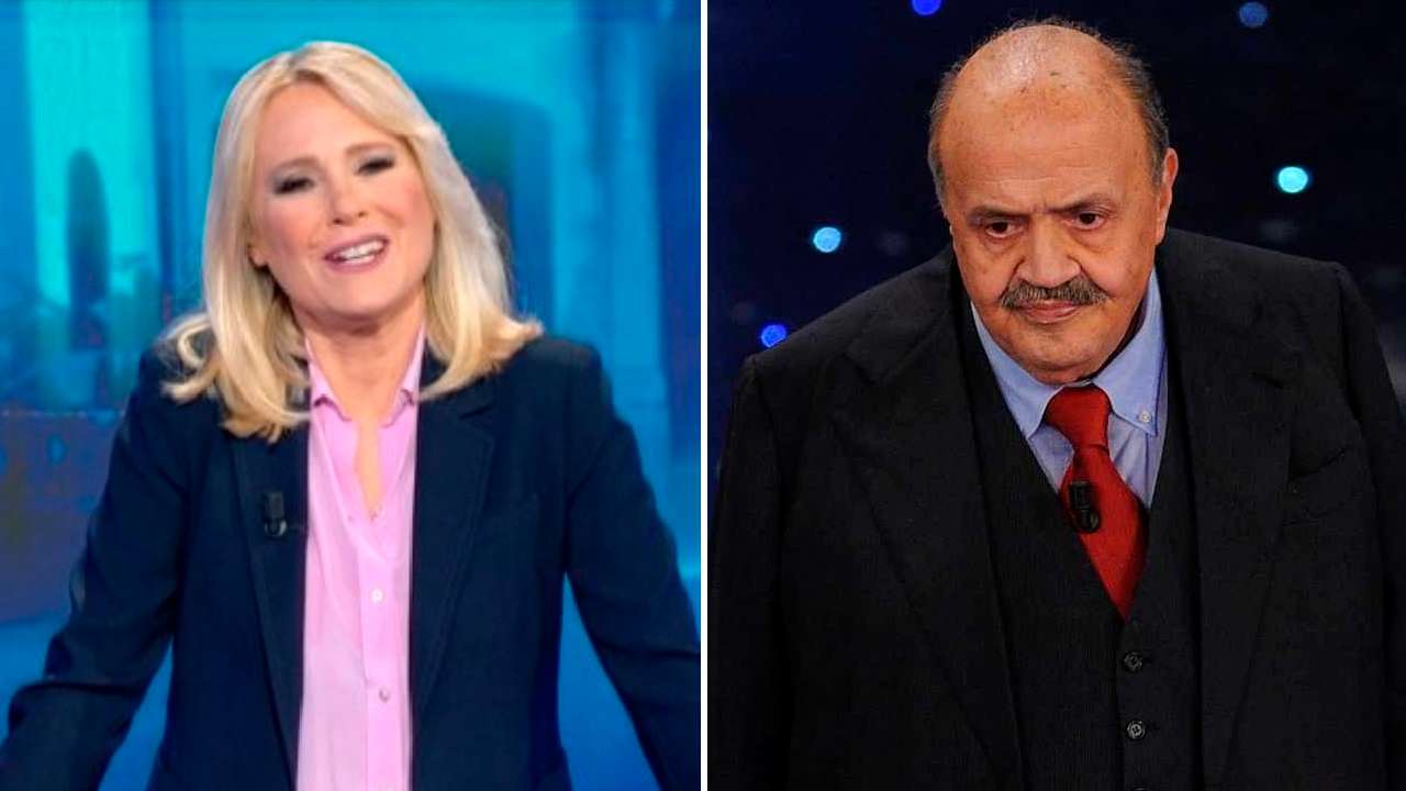 Federica Sciarelli e Maurizio Costanzo