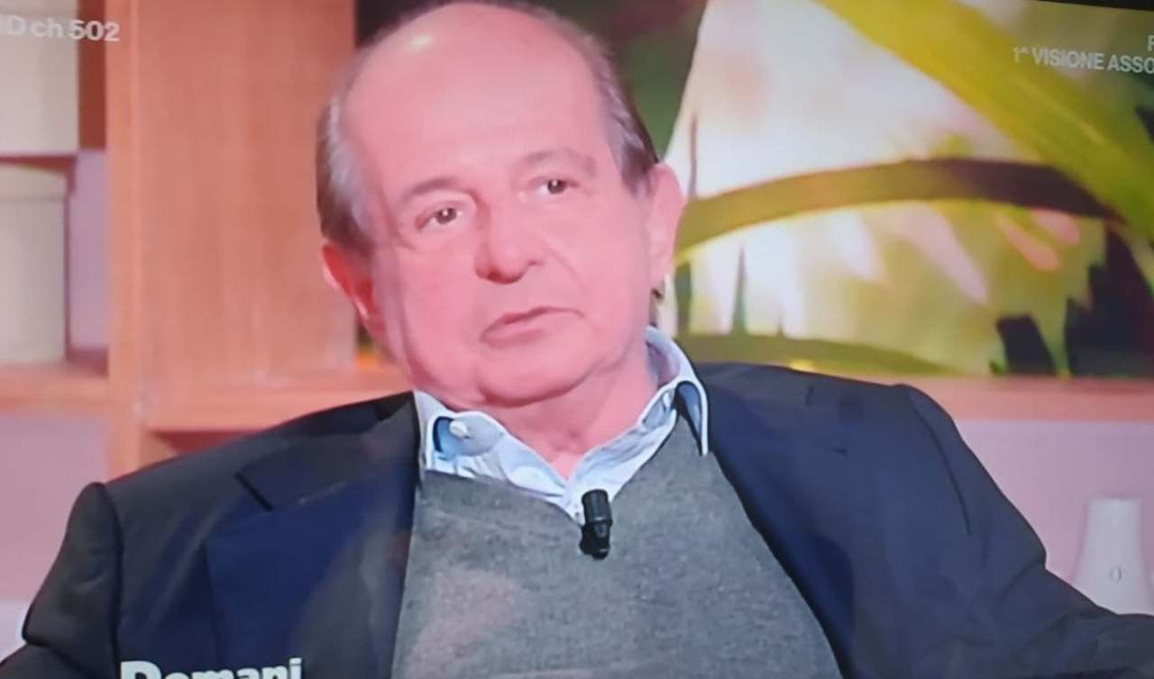 Giancarlo Magalli in diretta