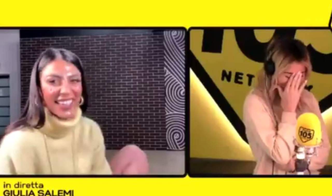 Giulia Salemi e DIletta Leotta in diretta