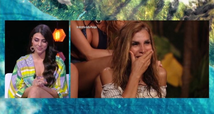 Giulia Salemi e Fariba Tehrani all'Isola