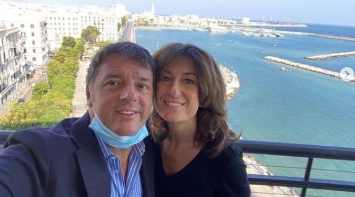 Matteo Renzi e la moglie Agnese foto