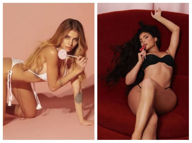 Chiara Nasti e Kylie Jenner a confronto 
