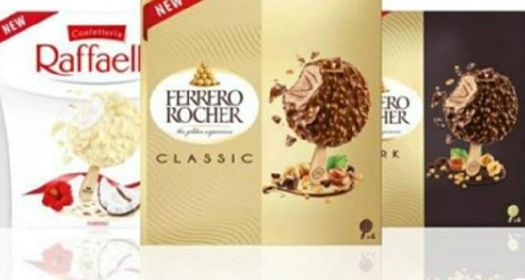 Nuovi gelati Ferrero