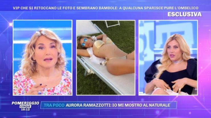 La foto di Paola Caruso senza ombelico