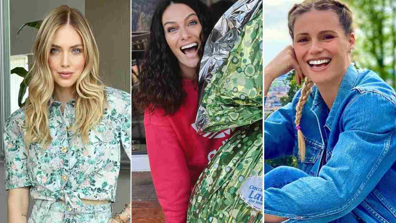 Pasqua dei Vip Ferragni Turani e Hunziker