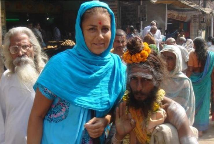 Romina in India, nel 2004
