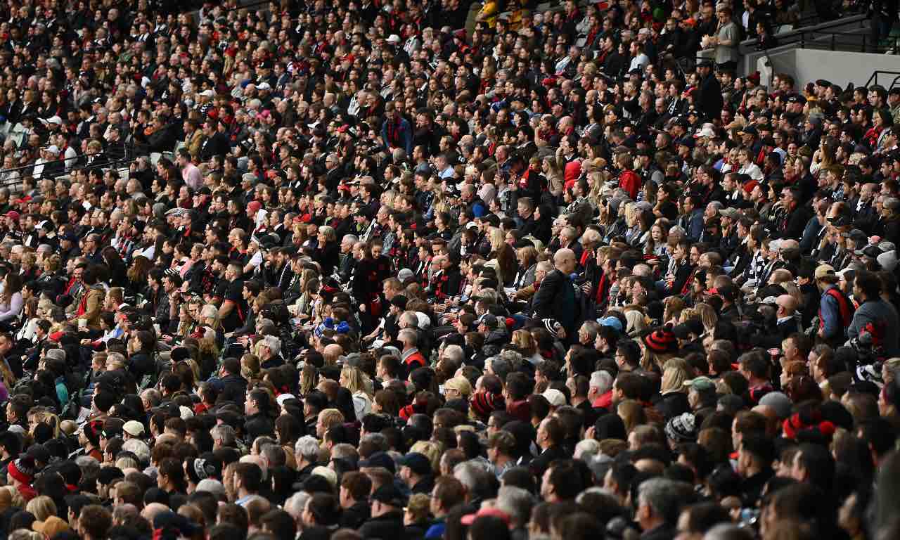 Tifosi allo stadio