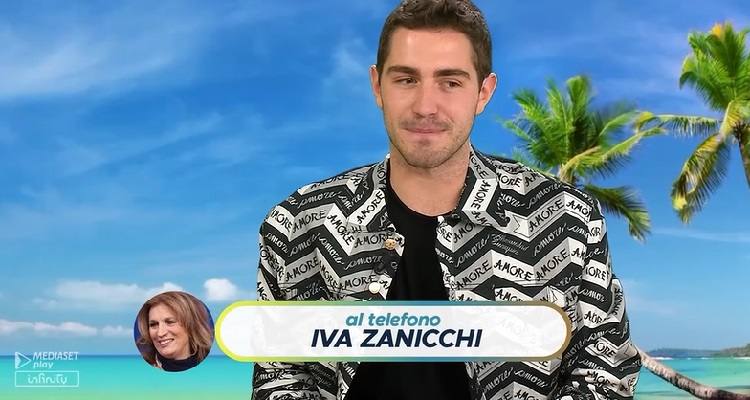 Tommaso Zorzi in collegamento con Iva Zanicchi