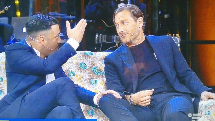 Totti a Felicissima sera