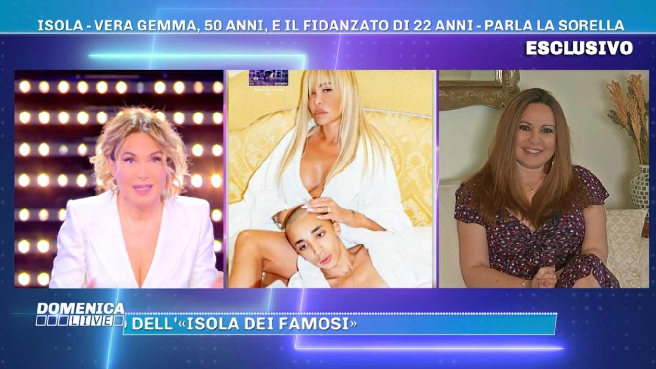 sorella Vera Gemma a Domenica Live