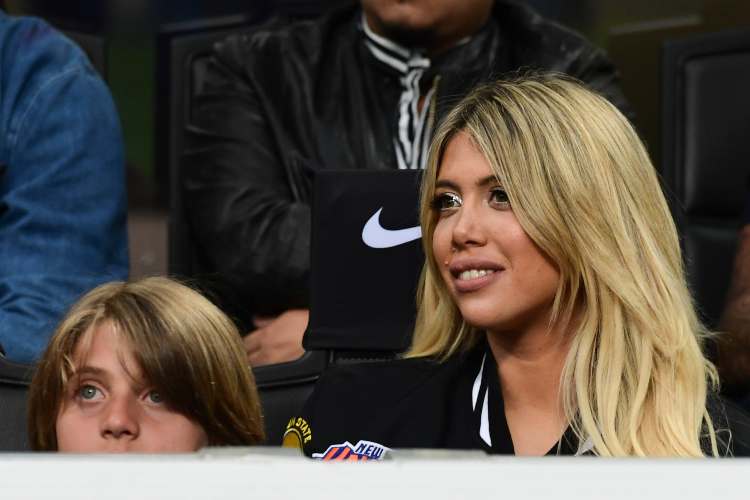 Wanda Nara allo stadio