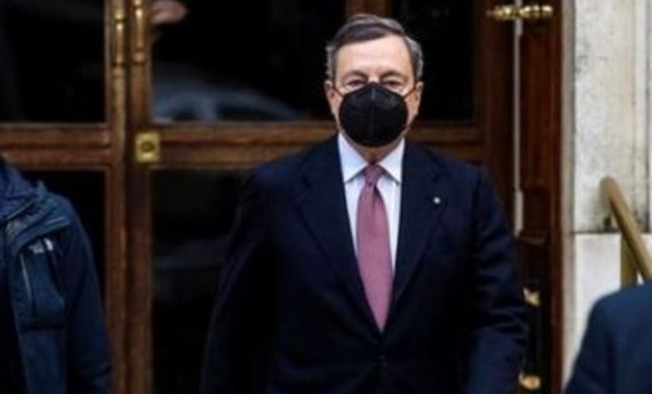 Mario Draghi lascia Palazzo Chigi