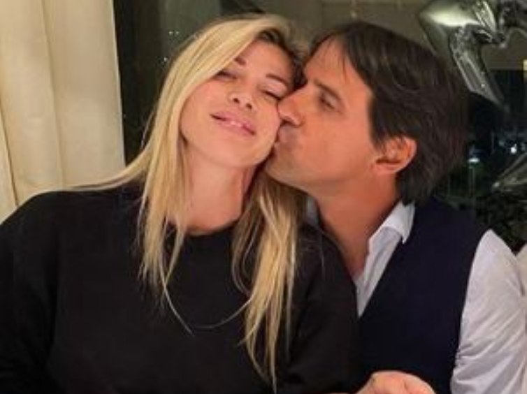 Simone Inzaghi e moglie
