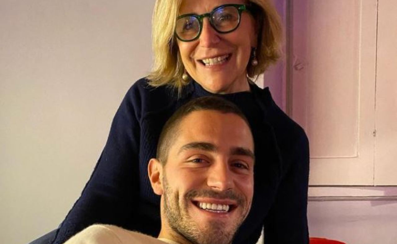 Tommaso Zorzi con sua madre
