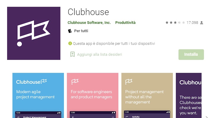 Clubhouse app