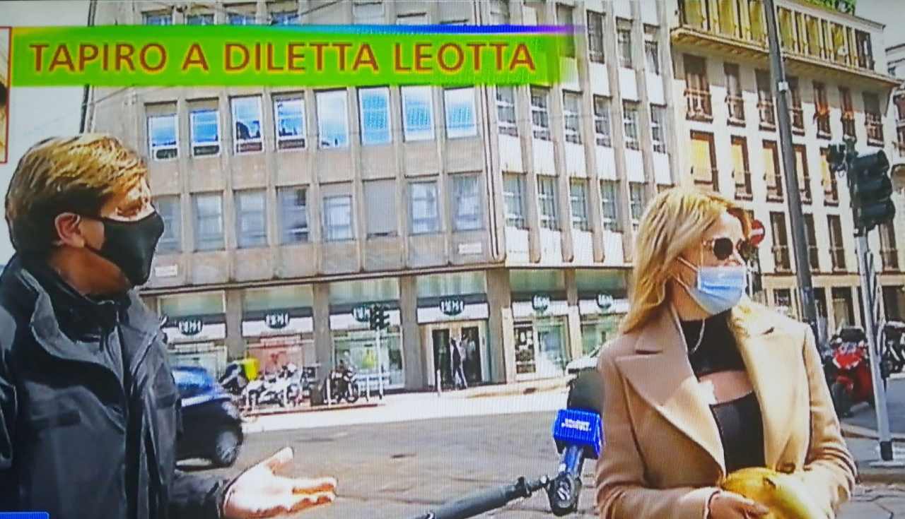 Diletta Leotta e la consegna del tapiro d'oro
