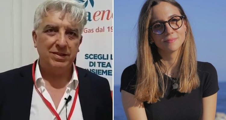 Gianluca Pecchini e Aurora Leone