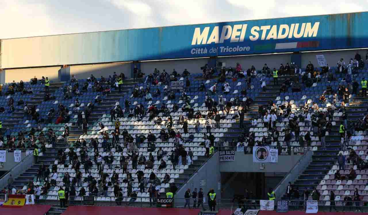 I tifosi al Mapei Stadium