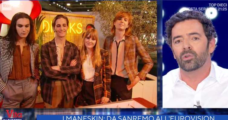 Maneskin ospiti di Alberto Matano