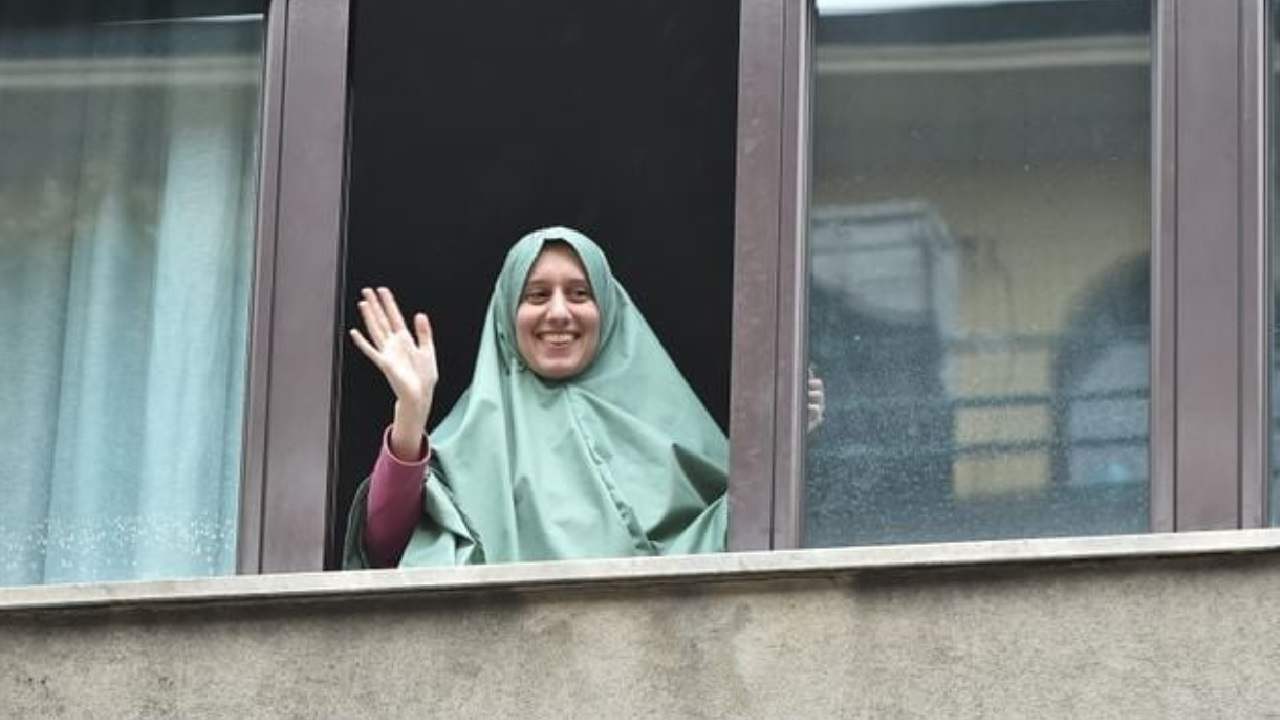 Silvia Aisha Romano sorriso