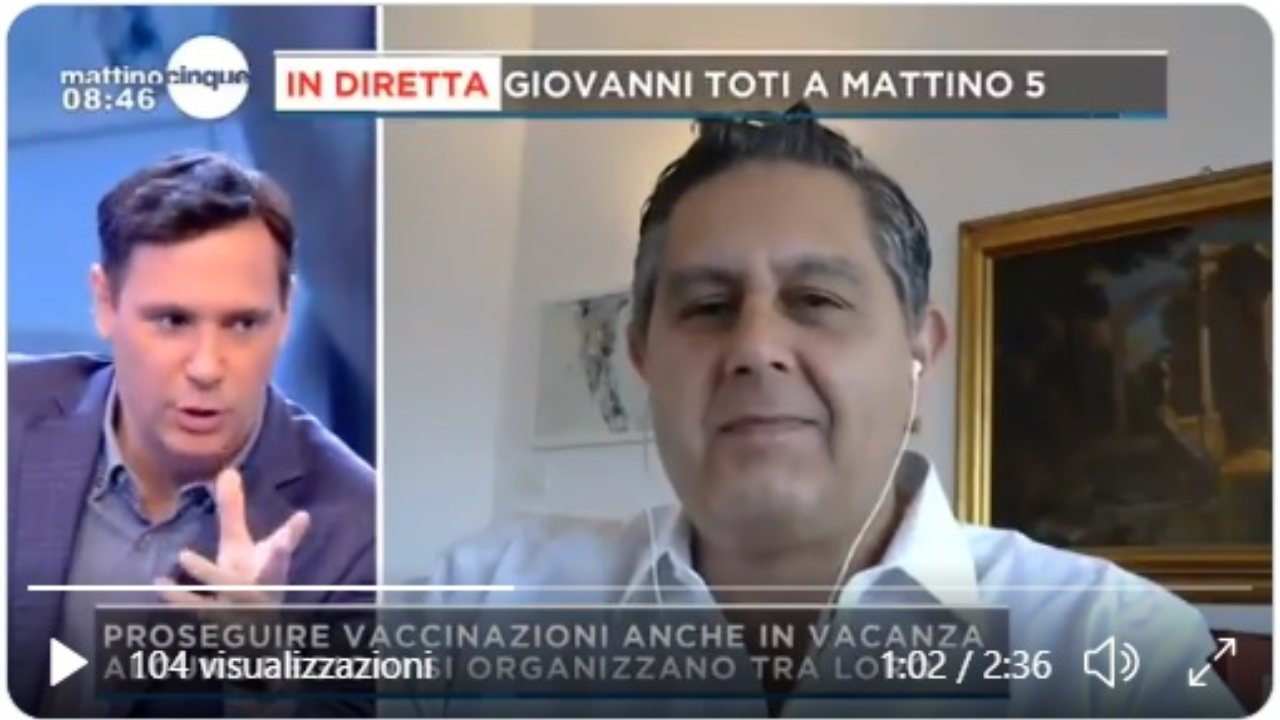 Francesco Vecchi Giovanni Toti Mattino 5