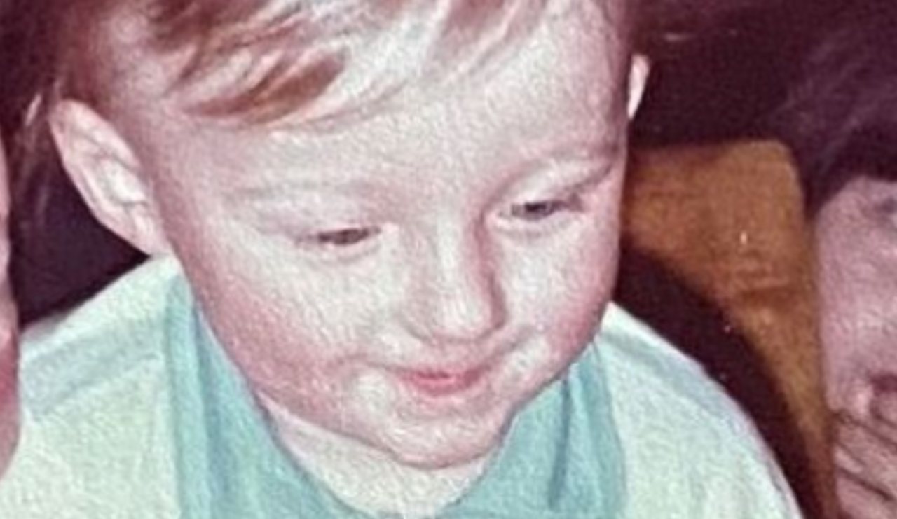 francesco facchinetti da piccolo