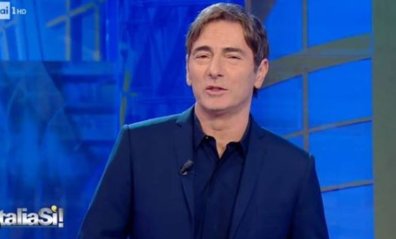 Marco Liorni commosso