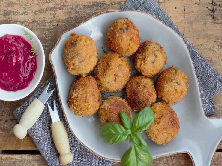 polpette fritte di merluzzo