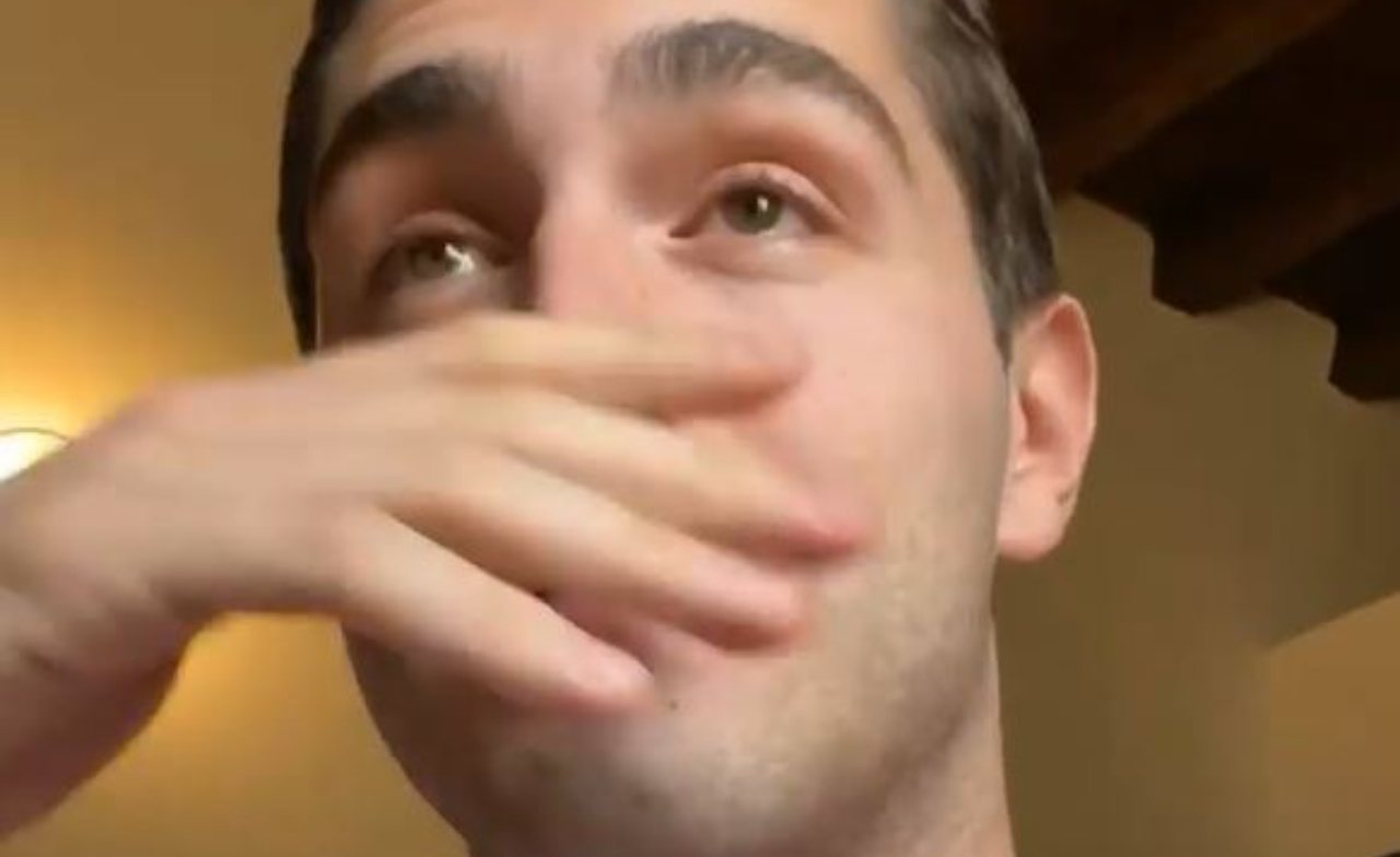 Tommaso Zorzi in lacrime su Clubhouse