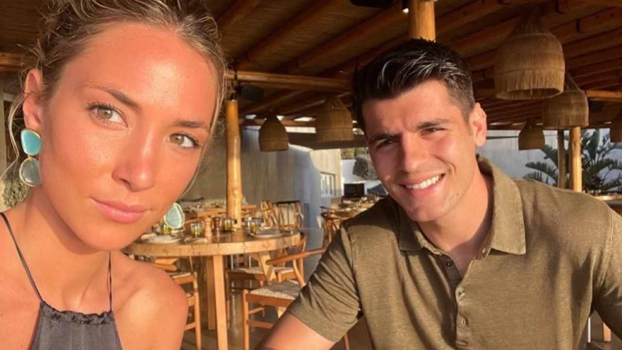 Alice Campello e Alvaro Morata felici