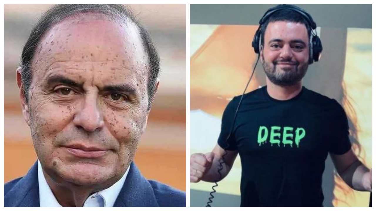 Bruno Vespa e suo figlio Federico