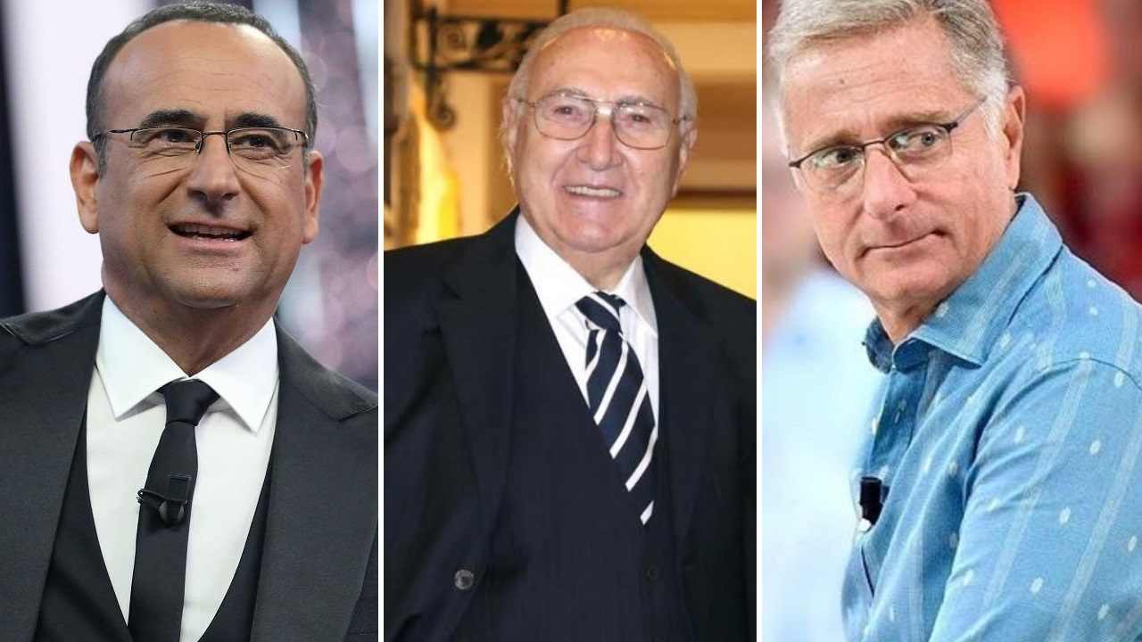 Carlo Conti Pippo Baudo e Paolo Bonolis