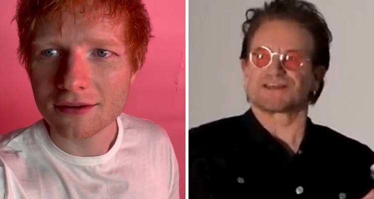 Ed Sheeran e Bono