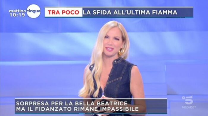 Federica Panicucci in studio