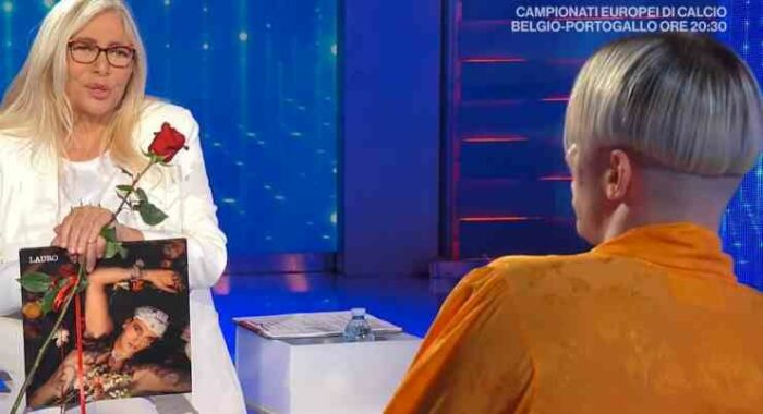 Mara Venier e Achille Lauro