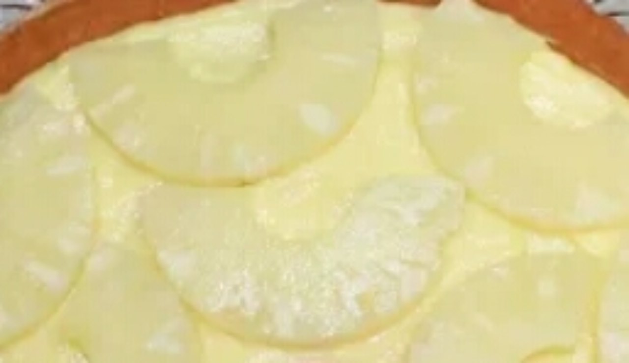 crostata ananas e crema limone