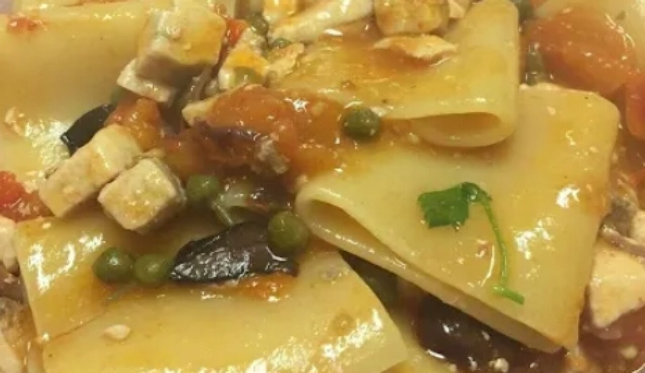 paccheri con spigola