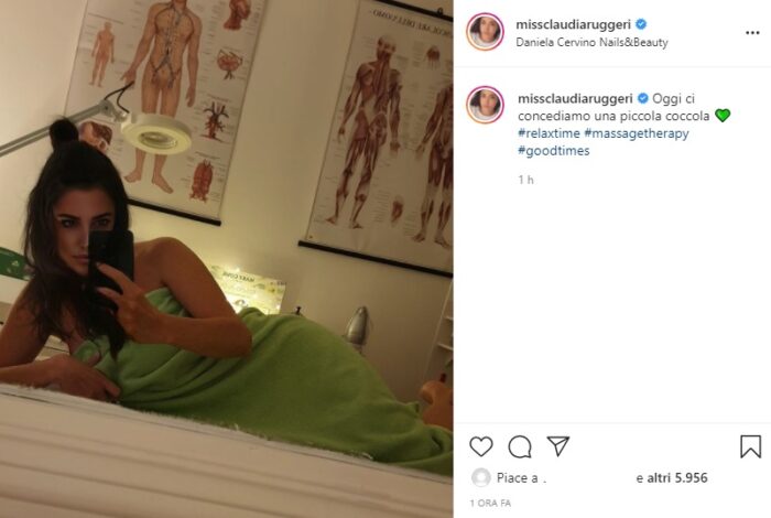 Claudia Ruggeri post Instagram