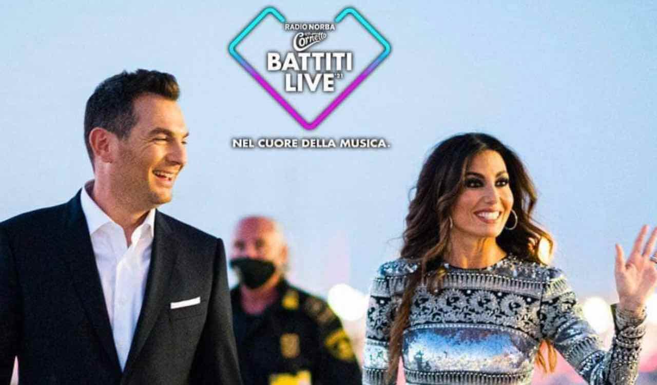 Elisabetta Gregoraci e Alan Palmieri a Battiti Live