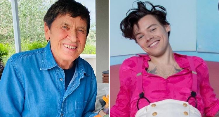 Gianni Morandi e Harry Styles