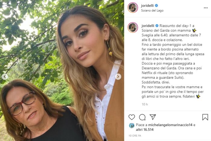 Jori Delli e la mamma