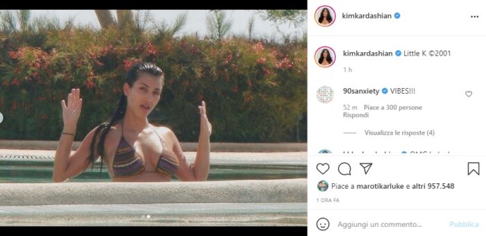 Kim Kardashian post Instagram
