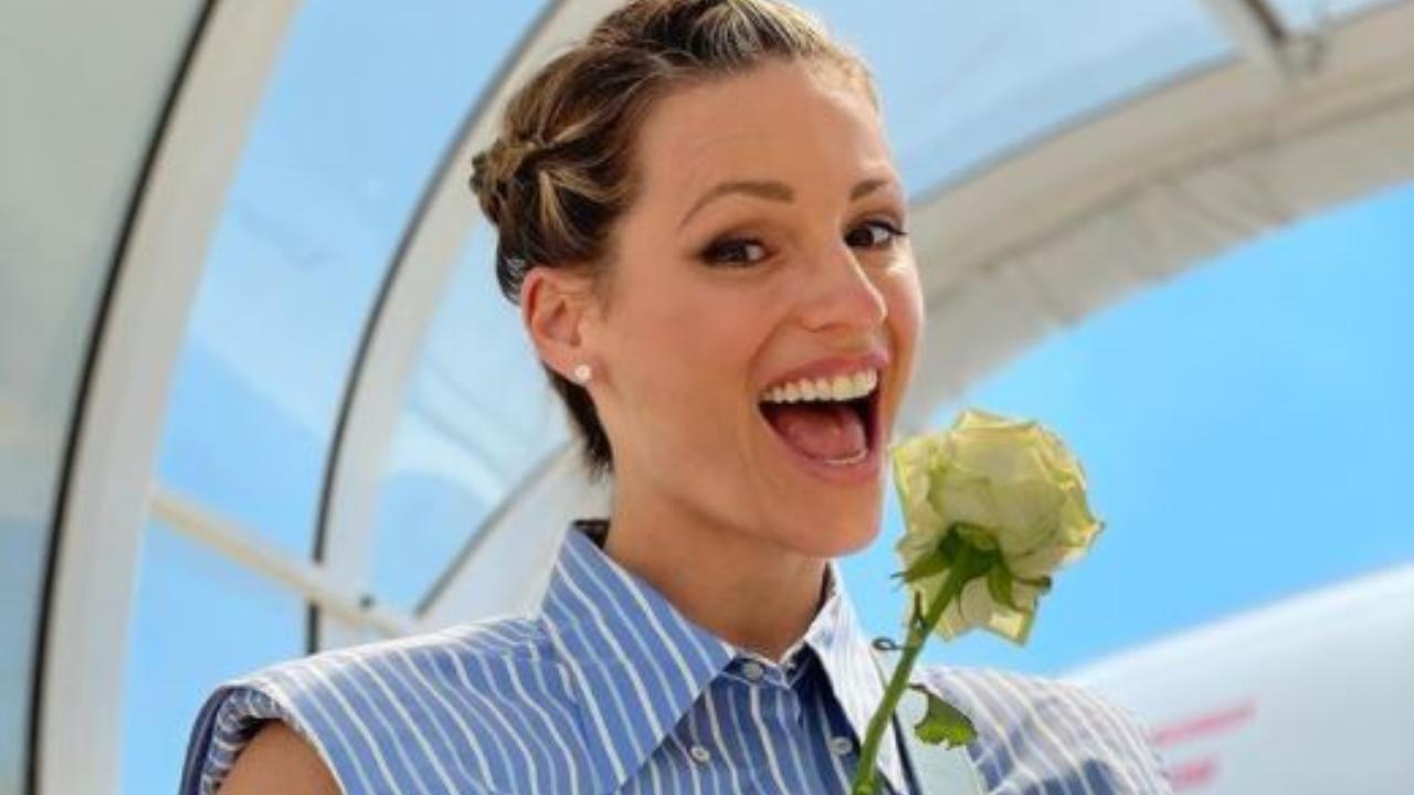 Michelle Hunziker primo piano