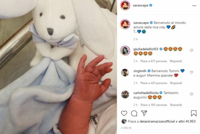 Sara Scaperrotta post Instagram