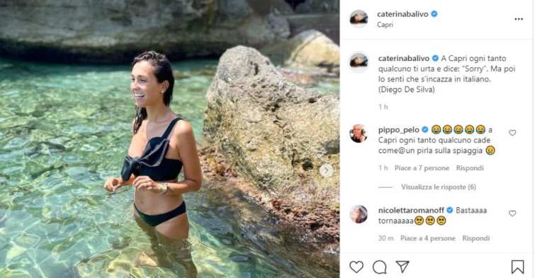 Caterina Balivo bikini