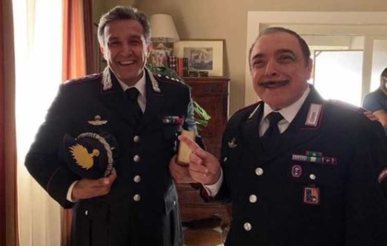 Flavio Insinna e Nino Frassica in Don Matteo