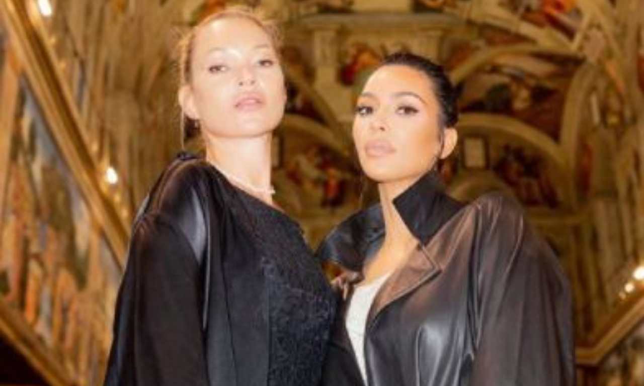 Kim Kardashian e Kate Moss a Roma