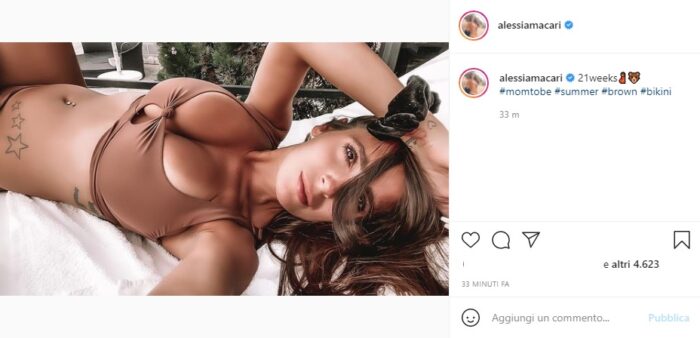 Alessia Macari post Instagram