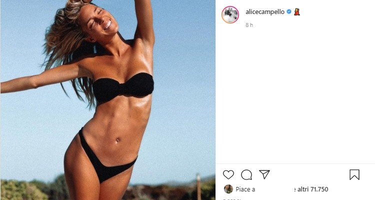 Alice Campello fisico perfetto