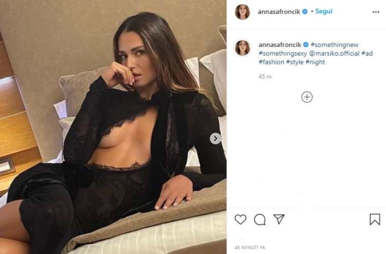 Anna Safroncik post Instagram